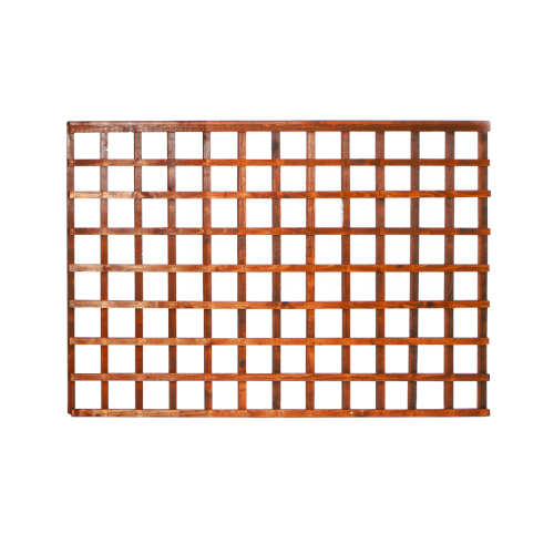 Brown square trellis
