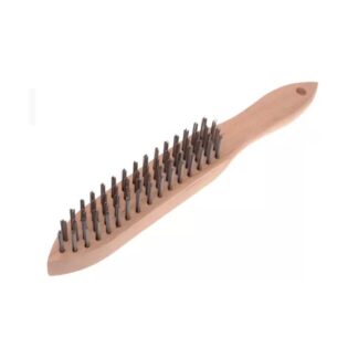Heavy Duty Wire Brush - 4 Row Steel Wire Brush