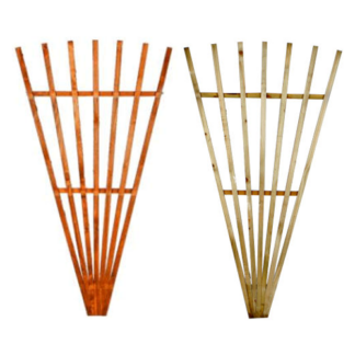 wooden fan trellis