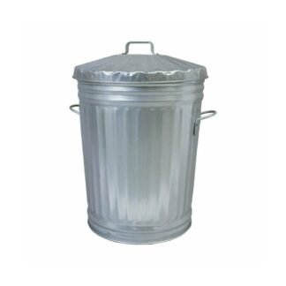 Galvanised Metal Bin