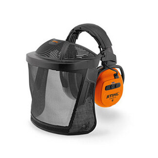 STIHL DYNAMIC BT Face Protection - Bluetooth with Nylon Mesh Visor