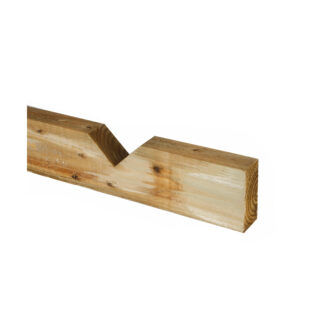 v-notch wall plate