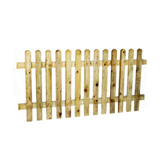Picket Fence Panel - Round tops