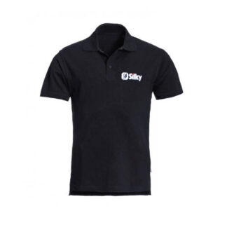 Silky polo shirt