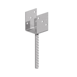 Concrete-in U-Post Support