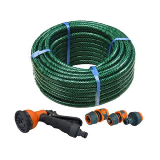 PVC Reinforced Hose 15m with Fittings & Spray Gun