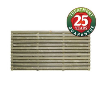 JACKSONS Frameless Venetian Hit and Miss Fence Panel