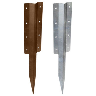 Double Sleeper Straight Support Spike – Brown or Galv