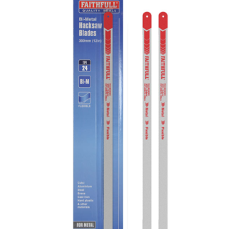 Faithfull Hacksaw Blades 2 Pack 300mm 24tpi