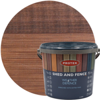 Protek Shed & Fence Stain 5 Litre - Various Colours