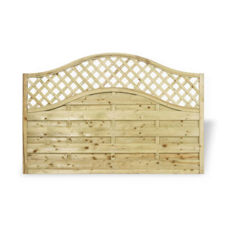 KDM Omega Lattice Top Fence Panel