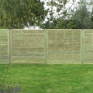 KDM Slatted Fence Panel