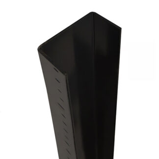 Durapost Black U Channel 52x30mm 2100mm