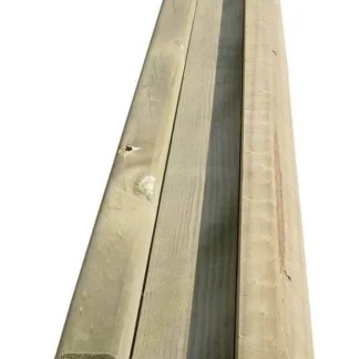 9ft Jacksons Heavy Duty Slotted Corner Fence Post (2700 x 120 x 124mm)