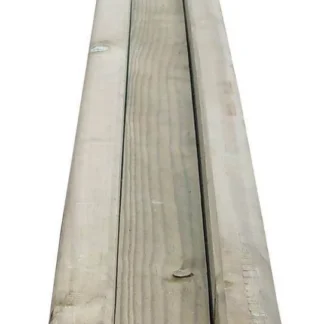 9ft Heavy Duty Jacksons Slotted End Fence Post (2700 x 120 x 124mm) - Pressure Treated Green Timber