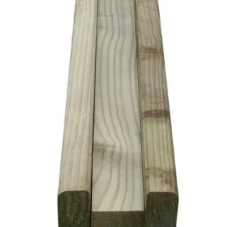 10ft Jacksons Heavy Duty Slotted Intermediate Fence Post (3000 x 120 x 124mm)