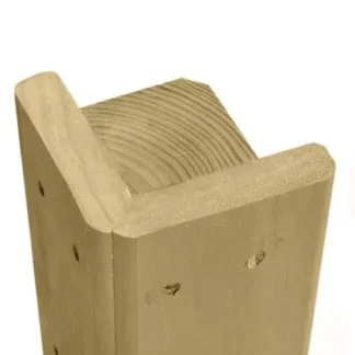 Jacksons Slotted Corner Timber Fence Post 1500mmx100x100mm